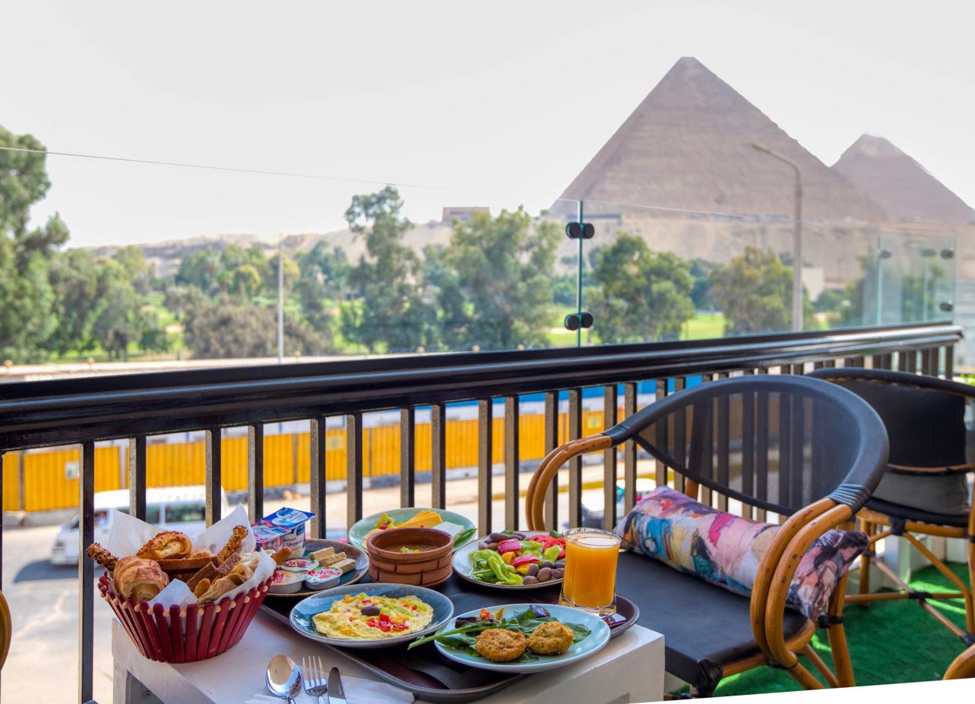 Maria Pyramids House Hotel Kafret el-Gabal Kültér fotó