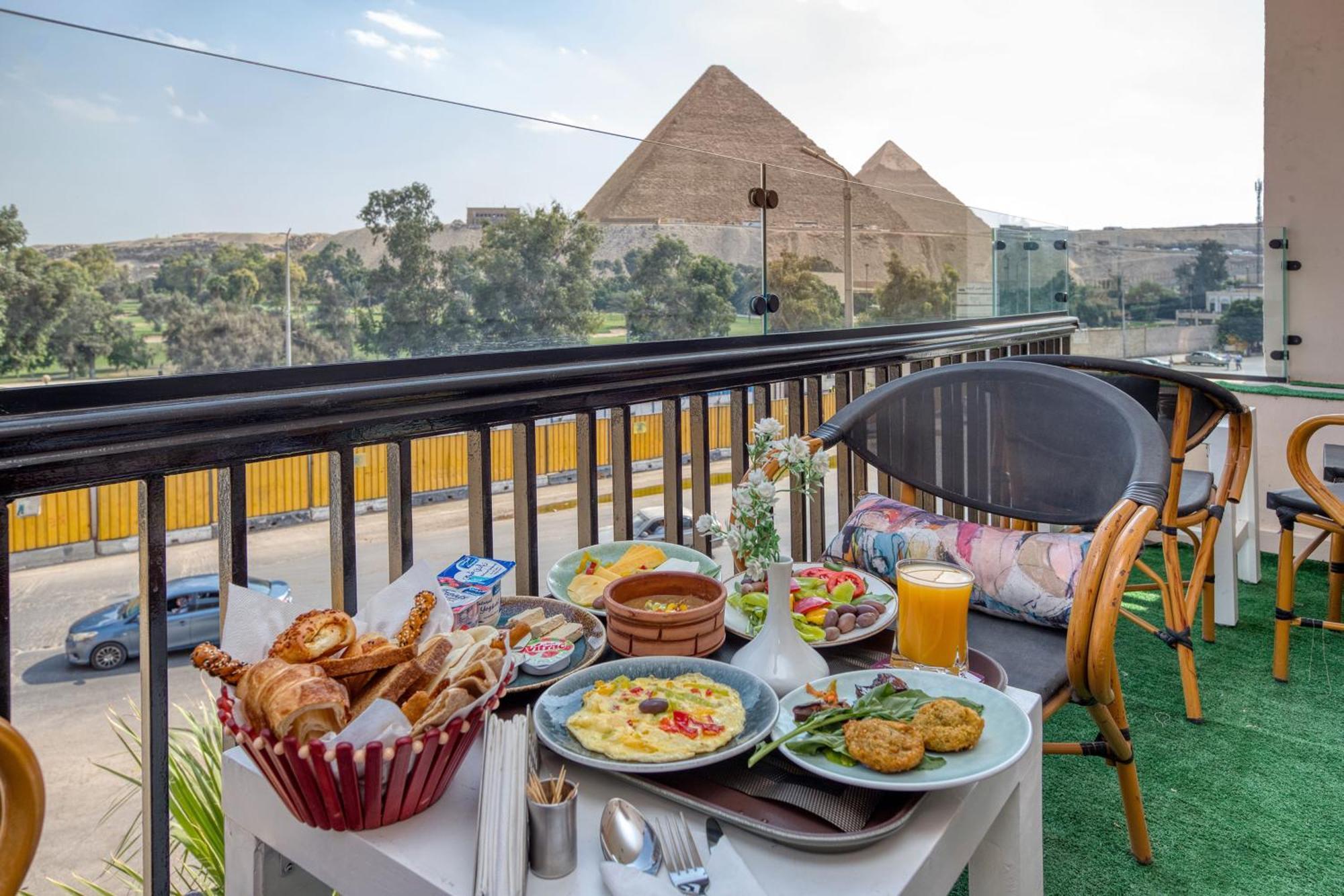 Maria Pyramids House Hotel Kafret el-Gabal Kültér fotó