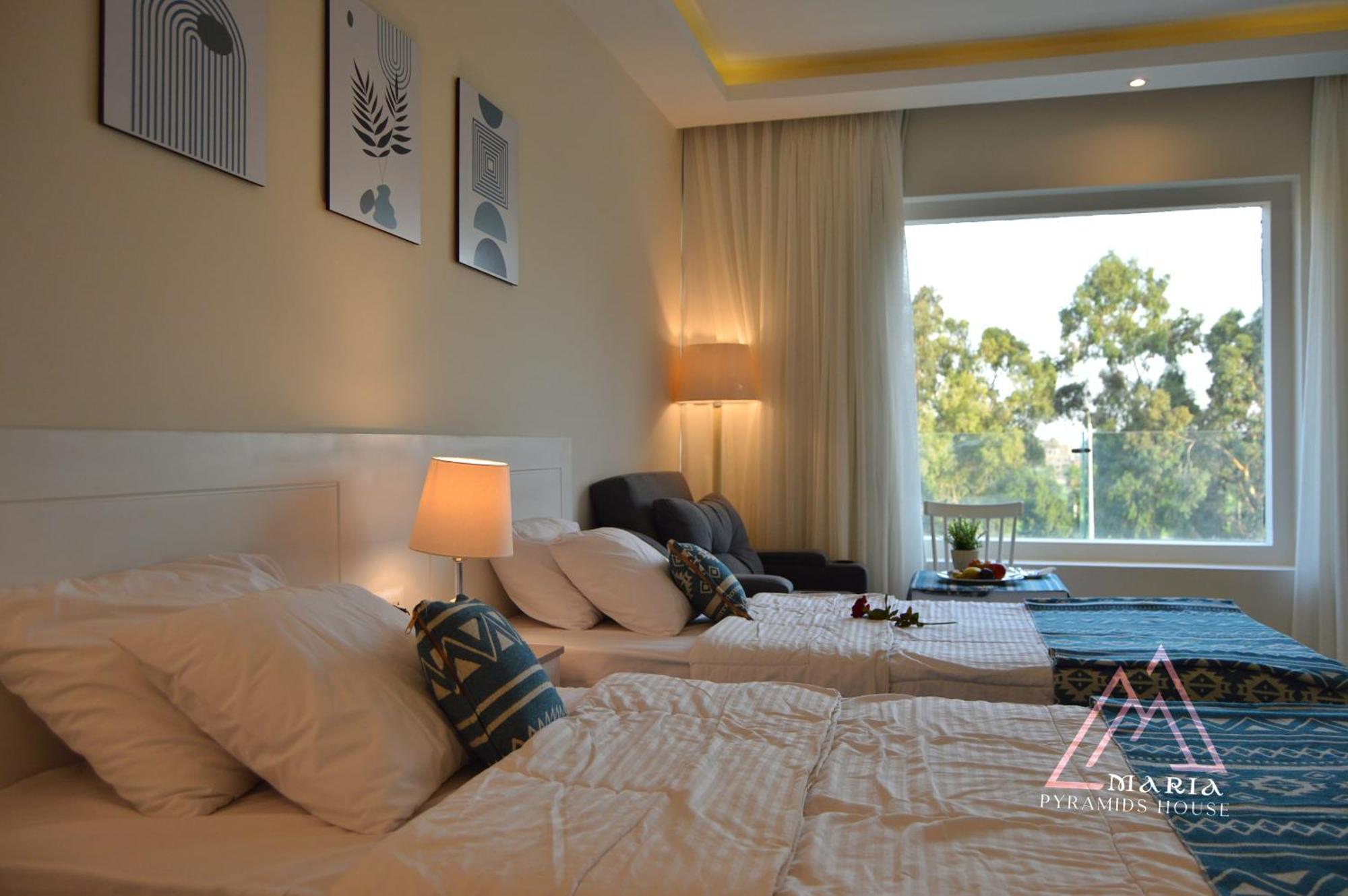 Maria Pyramids House Hotel Kafret el-Gabal Kültér fotó