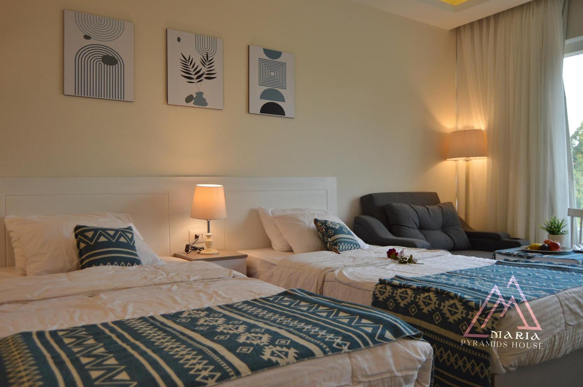 Maria Pyramids House Hotel Kafret el-Gabal Kültér fotó