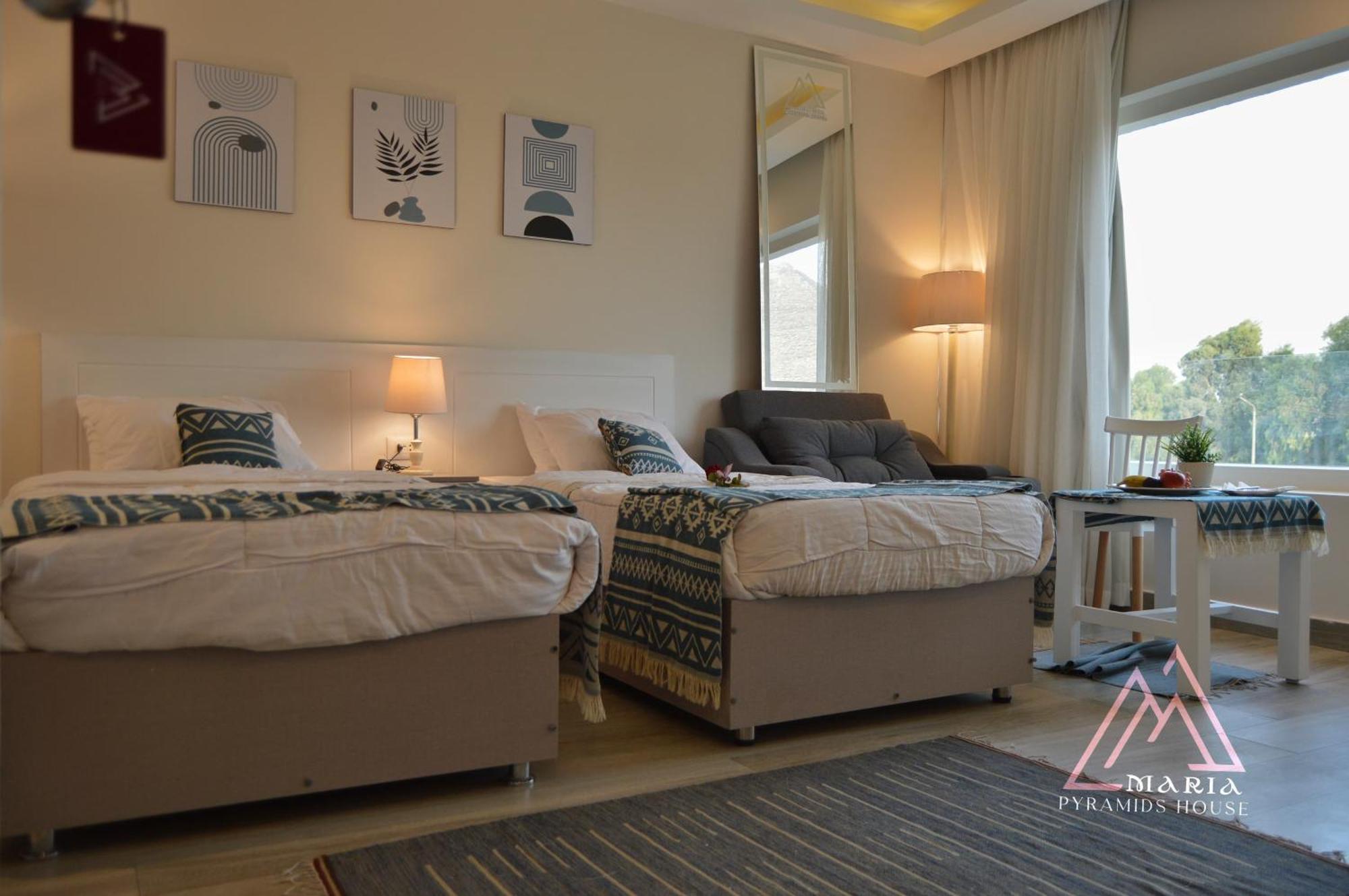 Maria Pyramids House Hotel Kafret el-Gabal Kültér fotó