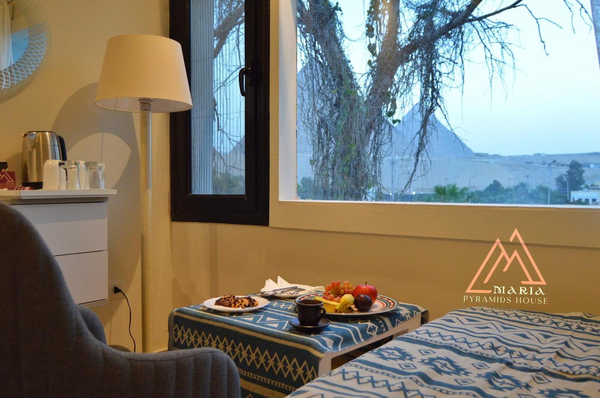 Maria Pyramids House Hotel Kafret el-Gabal Kültér fotó