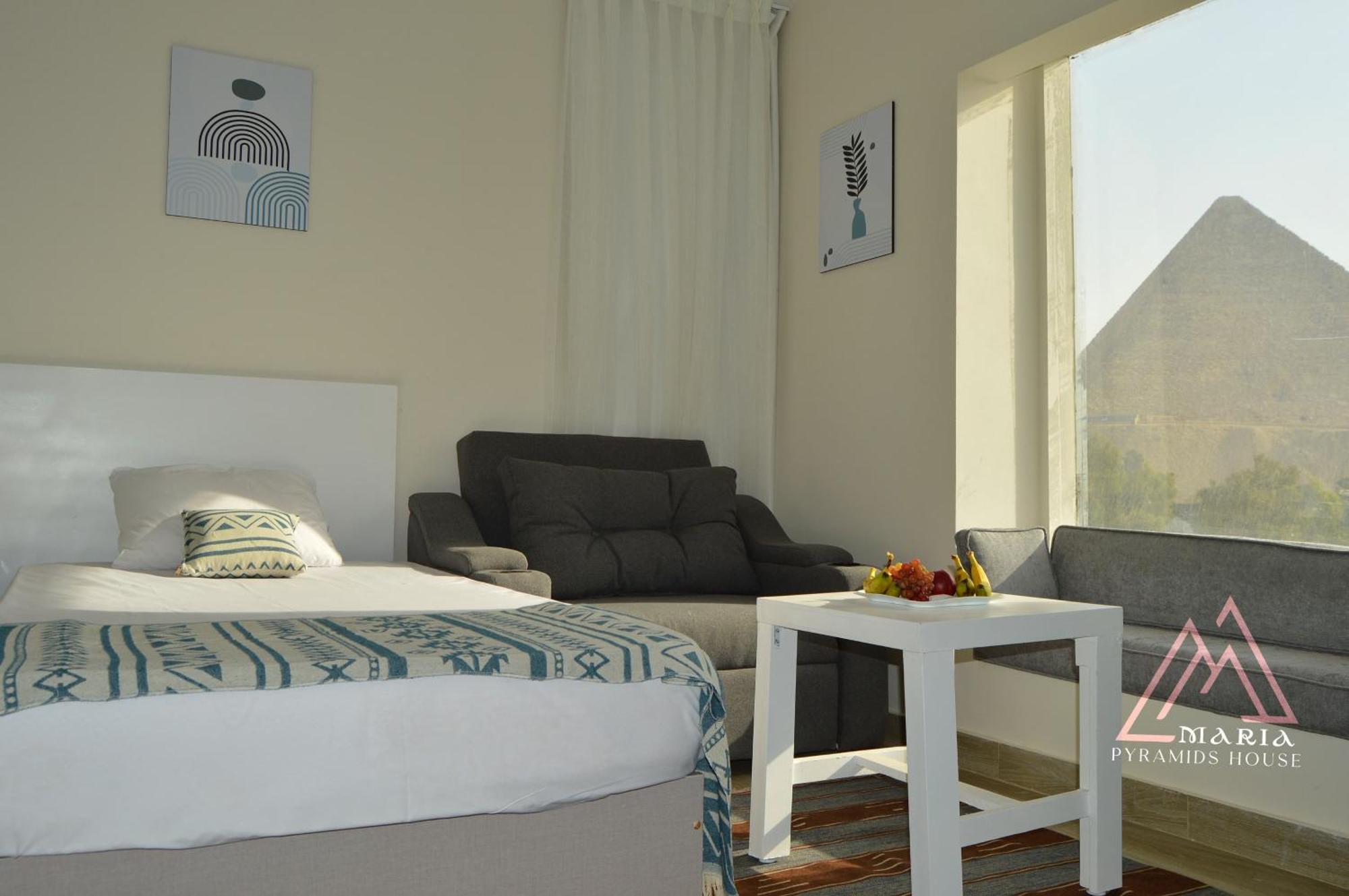 Maria Pyramids House Hotel Kafret el-Gabal Kültér fotó